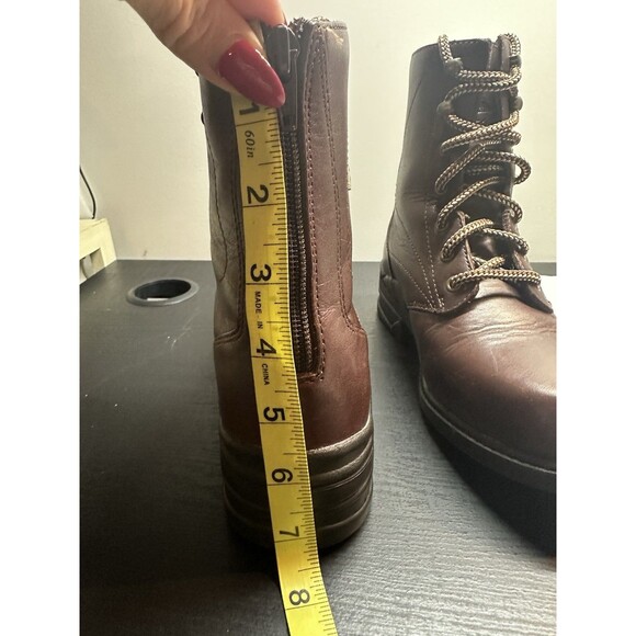 Mountain Horse Riding Boots Women’s US 6 Brown Leather Ankle Back Zip #1375 - Picture 15 of 16